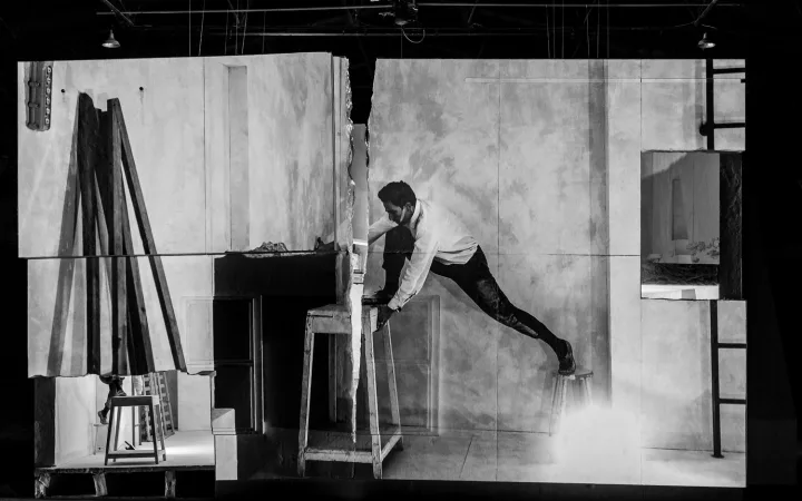 Failing to Levitate in My Studio